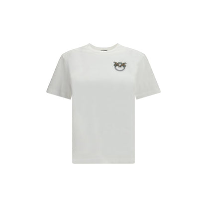 PINKO White Cotton Strepitoso T-Shirt