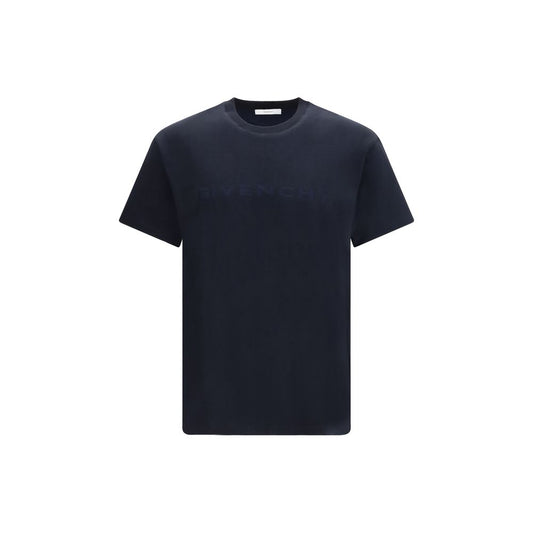 Givenchy Blue Cotton T-Shirt: A Luxe Minimalist Staple