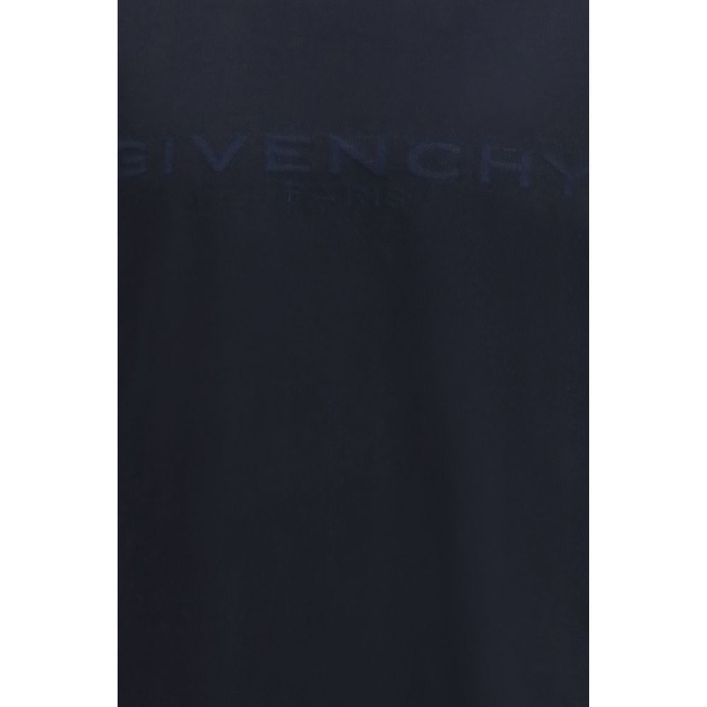 Givenchy Blue Cotton T-Shirt: A Luxe Minimalist Staple
