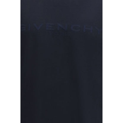 Givenchy Blue Cotton T-Shirt: A Luxe Minimalist Staple
