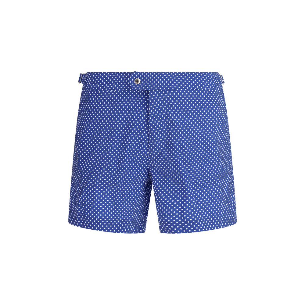 Tom Ford Blue Polka Dot Shorts
