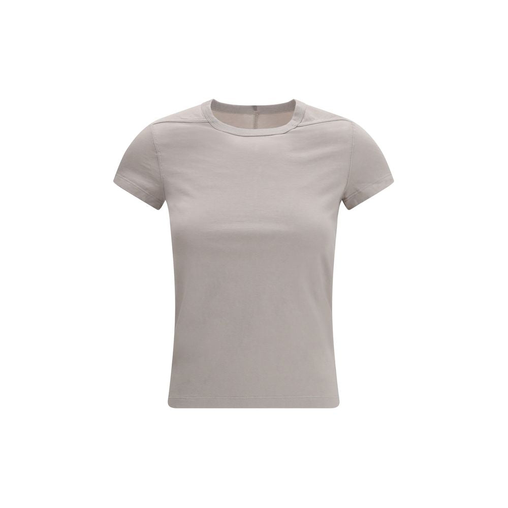 Rick Owens Beige Cotton T-Shirt - Slim Fit V-Neck