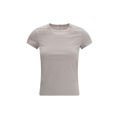 Rick Owens Beige Cotton T-Shirt - Slim Fit V-Neck