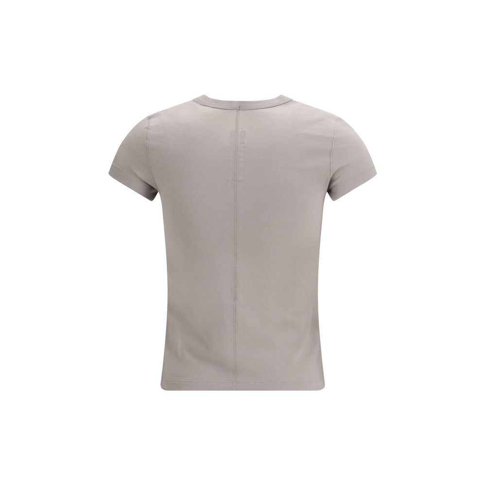 Rick Owens Beige Cotton T-Shirt - Slim Fit V-Neck
