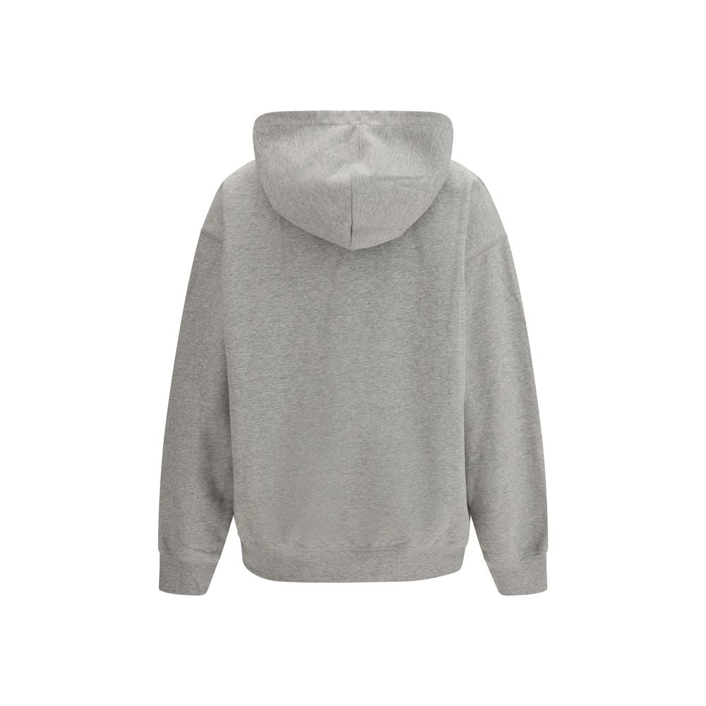 Ganni Gray Cotton Sweatshirt - Tiger Hoodie