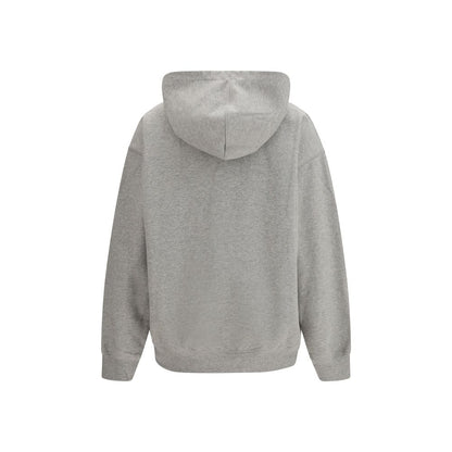 Ganni Gray Cotton Sweatshirt - Tiger Hoodie