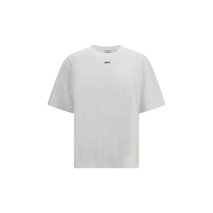 Off-White Chain Araldic Arrow T-shirt in White Cotton