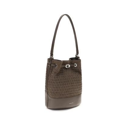 Zanellato Brown Calf Leather Mondà Bucket Bag