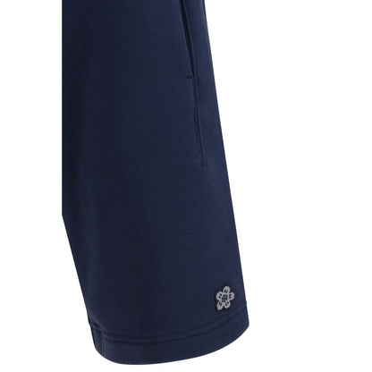 Kenzo Blue Cotton Bermuda Shorts - Boke Flower Design