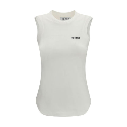 The Attico White Cotton Top - Reese Tank Top