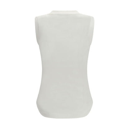 The Attico White Cotton Top - Reese Tank Top