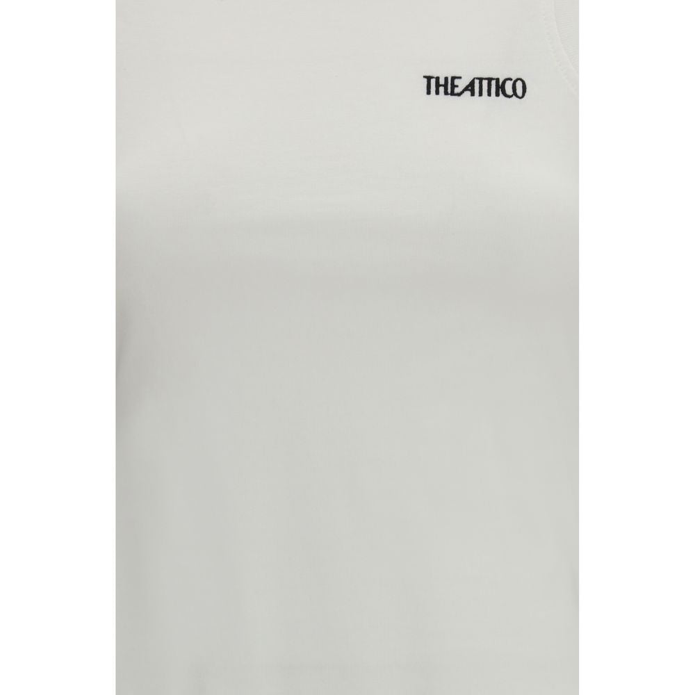 The Attico White Cotton Top - Reese Tank Top