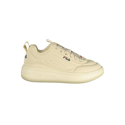 Fila Beige Polyester Athletic Sneakers: Stylish Performance Shoes for Every Occasion