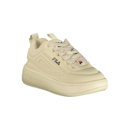 Fila Beige Polyester Athletic Sneakers: Stylish Performance Shoes for Every Occasion