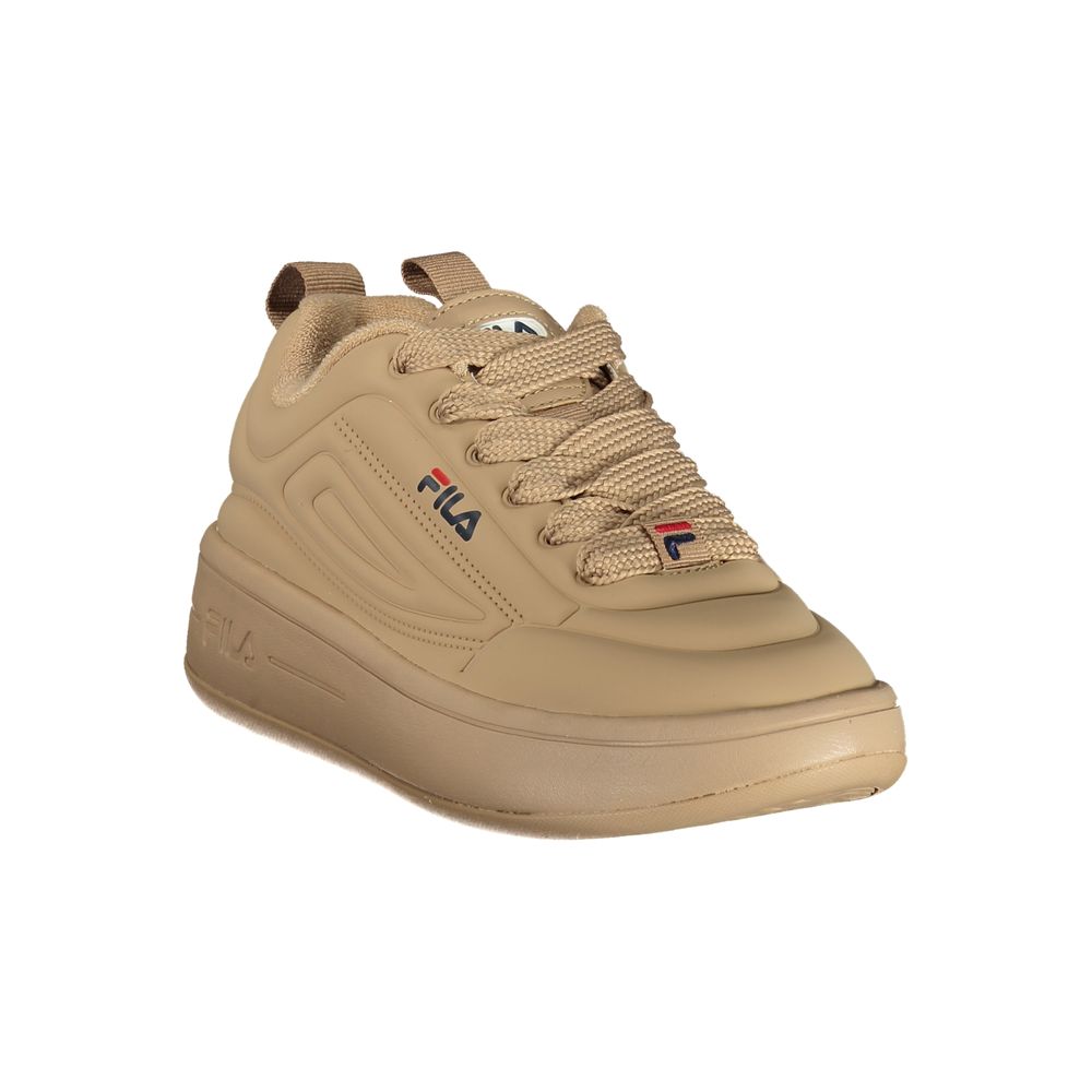 Fila Brown Polyester Athletic Sneakers - Performance Meets Style