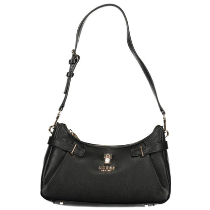 GUESS JEANS Black Polyurethane Women's Handbag