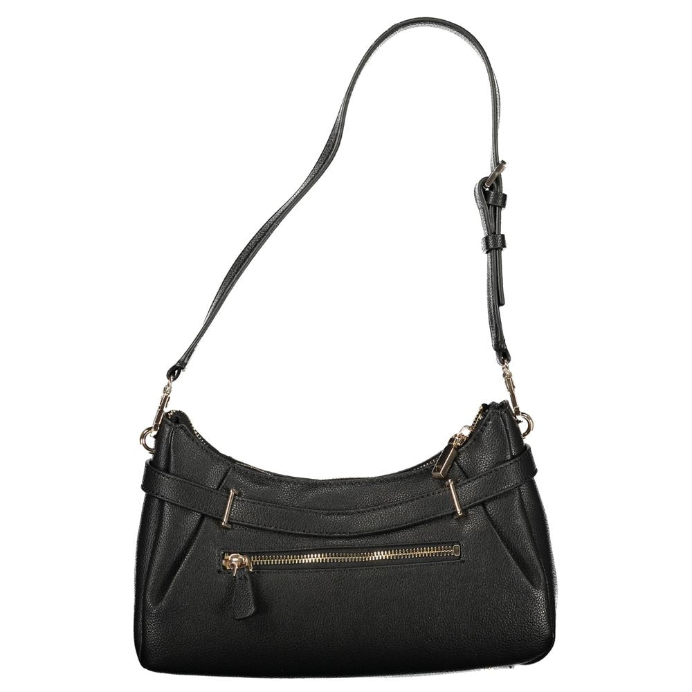 GUESS JEANS Black Polyurethane Women's Handbag