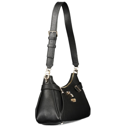 GUESS JEANS Black Polyurethane Women's Handbag