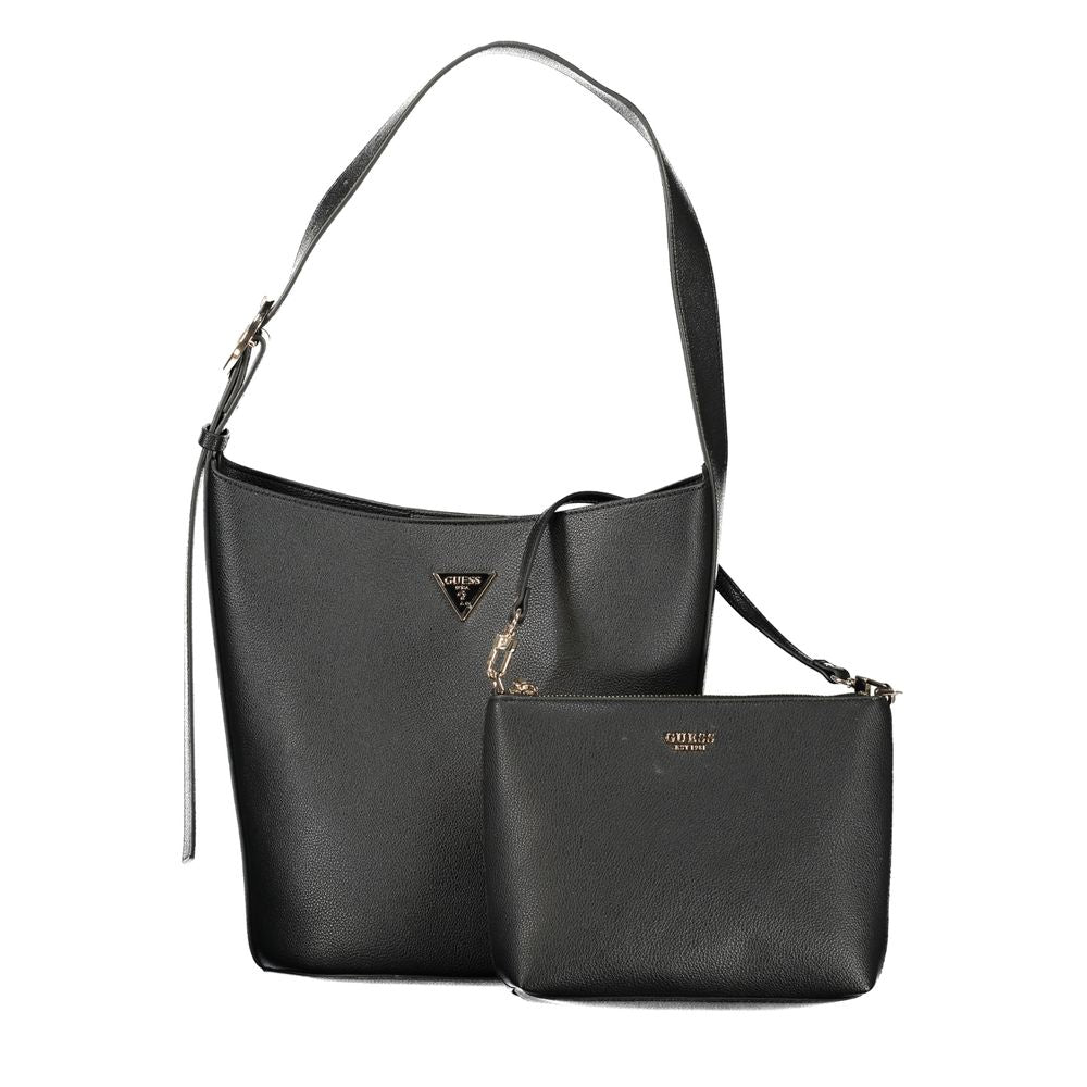 GUESS JEANS Black Polyurethane Women Handbag