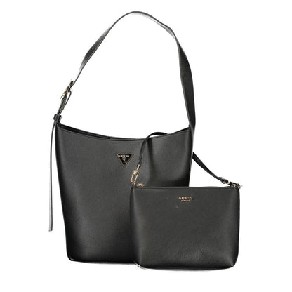 GUESS JEANS Black Polyurethane Women Handbag