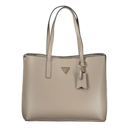 GUESS JEANS Grigio Poliuretano Women's Handbag - MERIDIAN II BAG