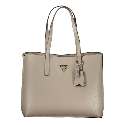 GUESS JEANS Grigio Poliuretano Women's Handbag - MERIDIAN II BAG