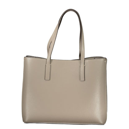 GUESS JEANS Grigio Poliuretano Women's Handbag - MERIDIAN II BAG