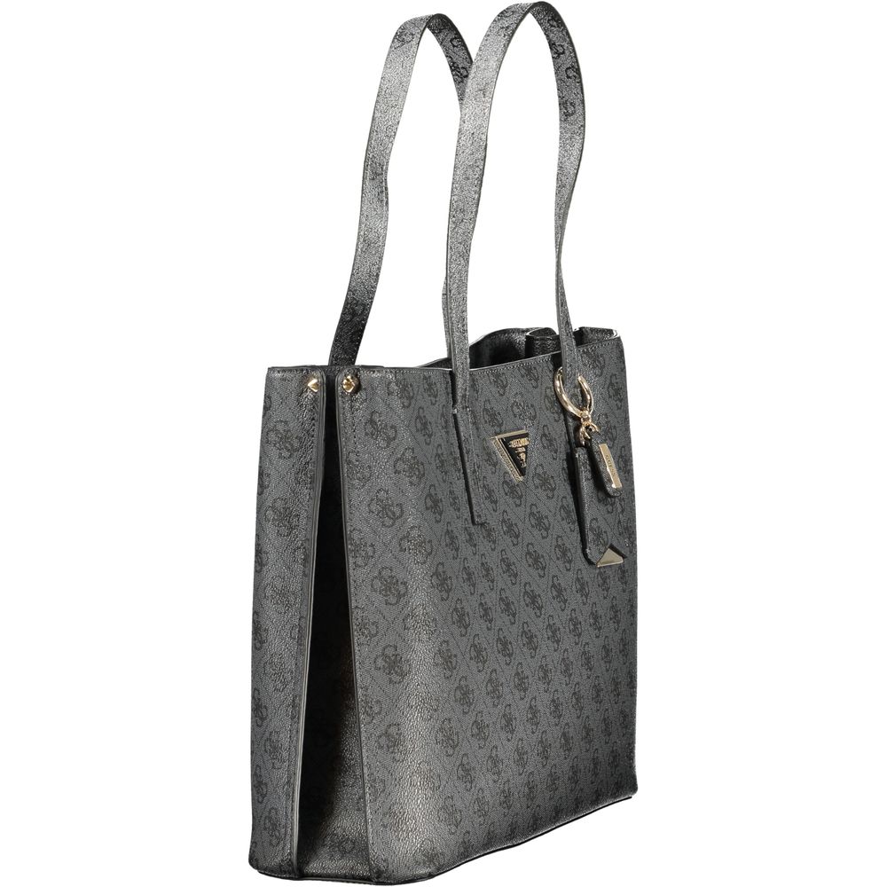 GUESS JEANS 'NERO POLIURETANO' Women's Handbag