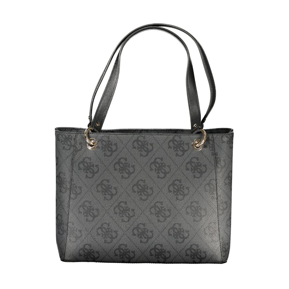 GUESS JEANS NOELLE II BAG - Black Polyurethane Handbag