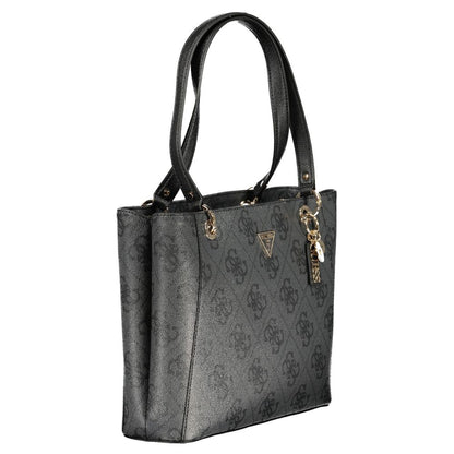GUESS JEANS NOELLE II BAG - Black Polyurethane Handbag