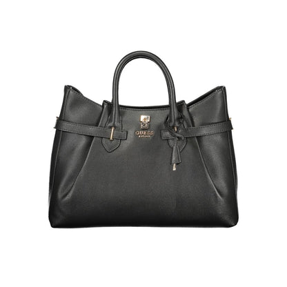 GUESS JEANS Black Polyurethane Women Handbag - Yesba Bag