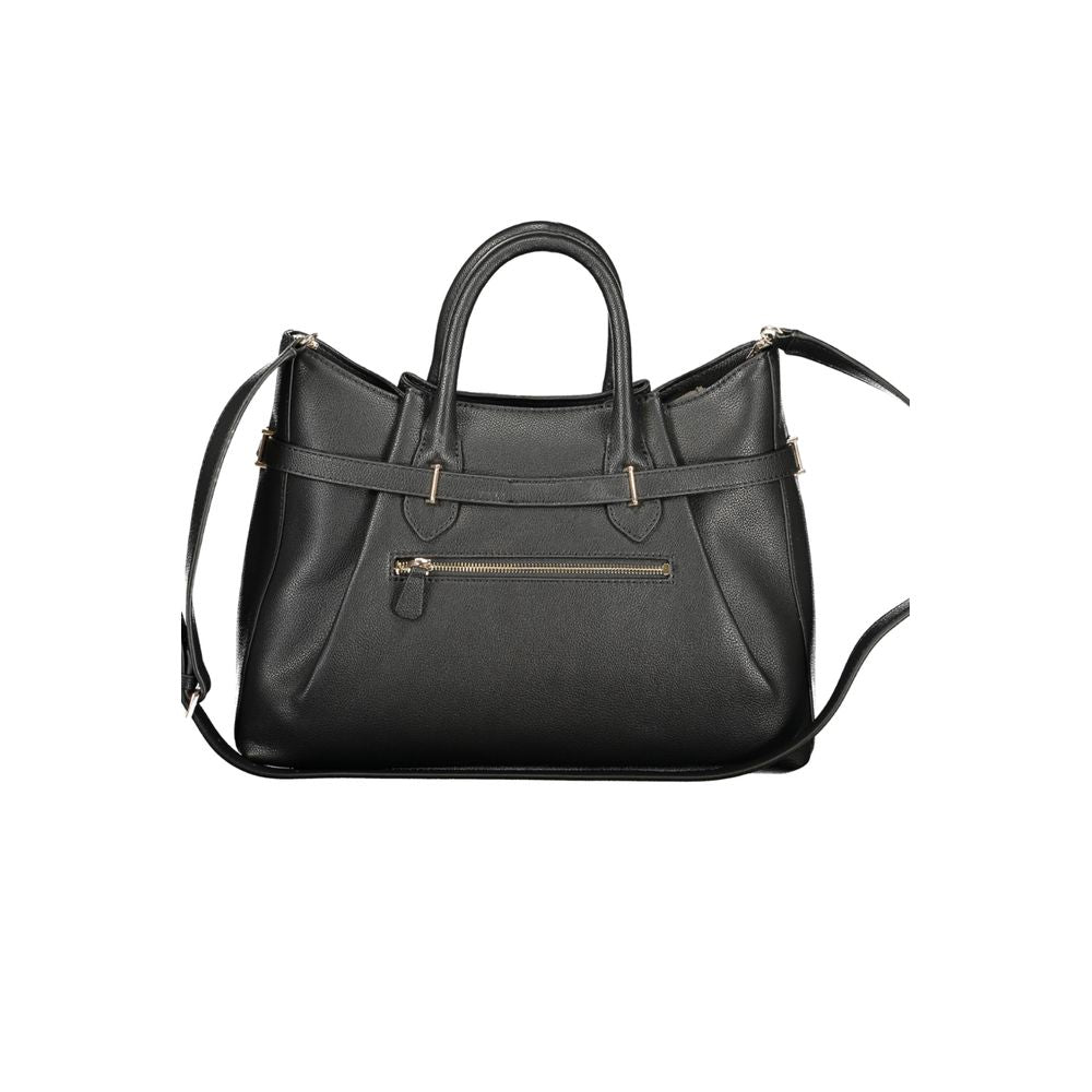 GUESS JEANS Black Polyurethane Women Handbag - Yesba Bag