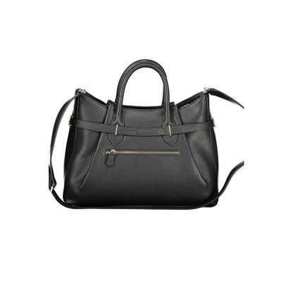 GUESS JEANS Black Polyurethane Women Handbag - Yesba Bag