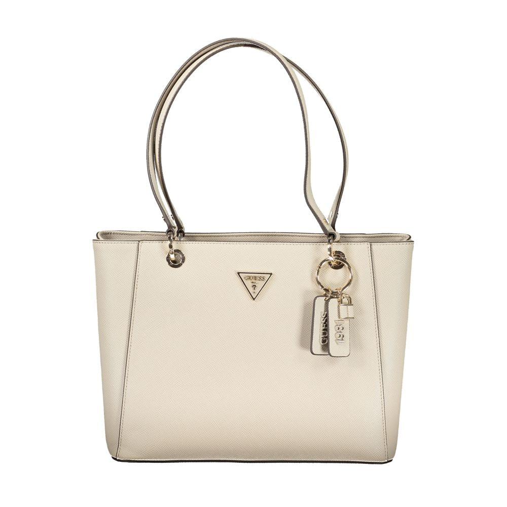 GUESS JEANS NOELLE II Beige Poliuretano Women Handbag