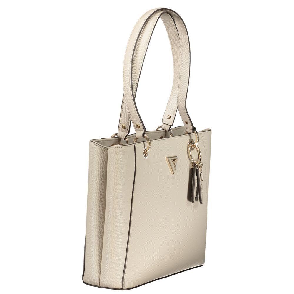 GUESS JEANS NOELLE II Beige Poliuretano Women Handbag