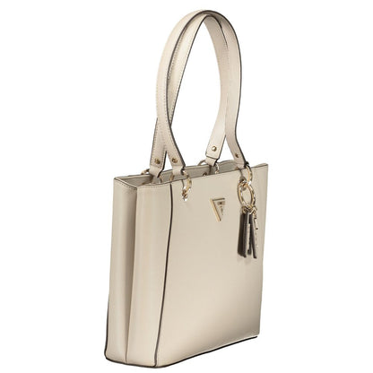 GUESS JEANS NOELLE II Beige Poliuretano Women Handbag