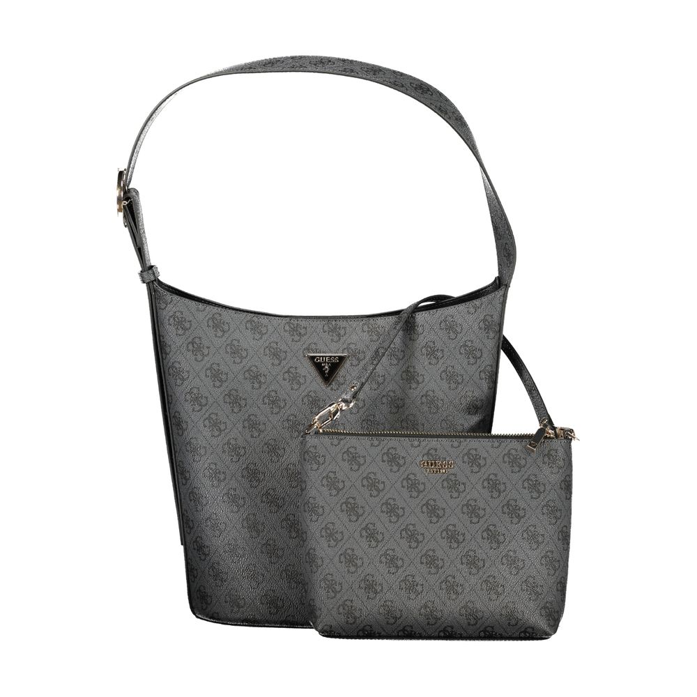GUESS JEANS Black Polyurethane Women Handbag