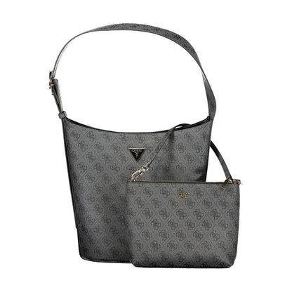 GUESS JEANS Black Polyurethane Women Handbag