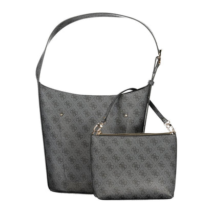 GUESS JEANS Black Polyurethane Women Handbag