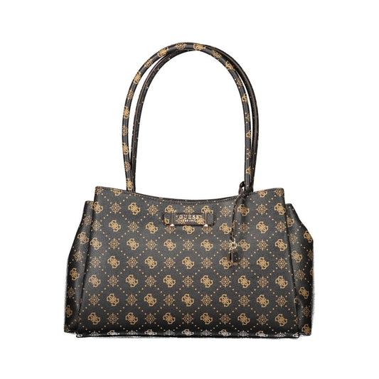 GUESS JEANS Marrone Poliuretano Women's Handbag
