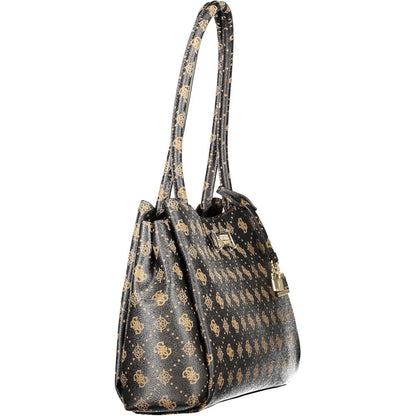 GUESS JEANS Marrone Poliuretano Women's Handbag
