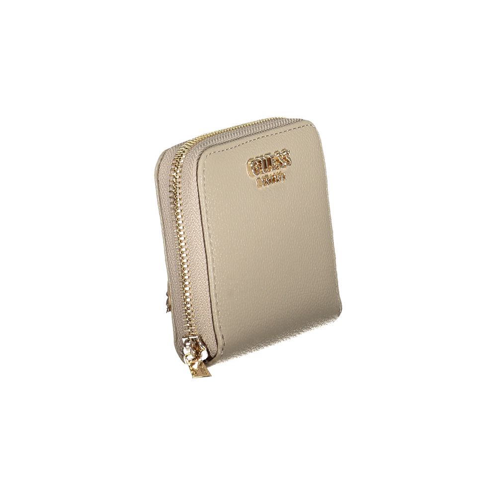 GUESS JEANS LAUREL II SLG Beige Polyurethane Women Wallet