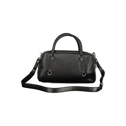GUESS JEANS Black Polyurethane Women's Handbag - Marsha Bag