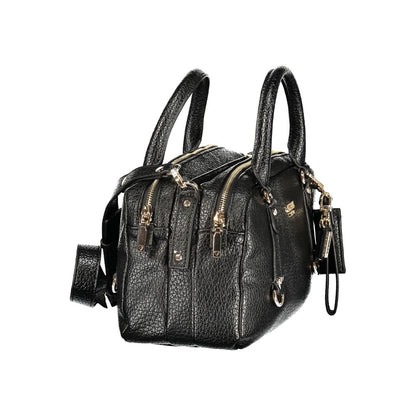 GUESS JEANS Black Polyurethane Women's Handbag - Marsha Bag