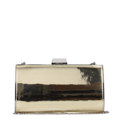 Jimmy Choo Gold Leather Clutch Bag - Exquisite Elegance for Every Occasion