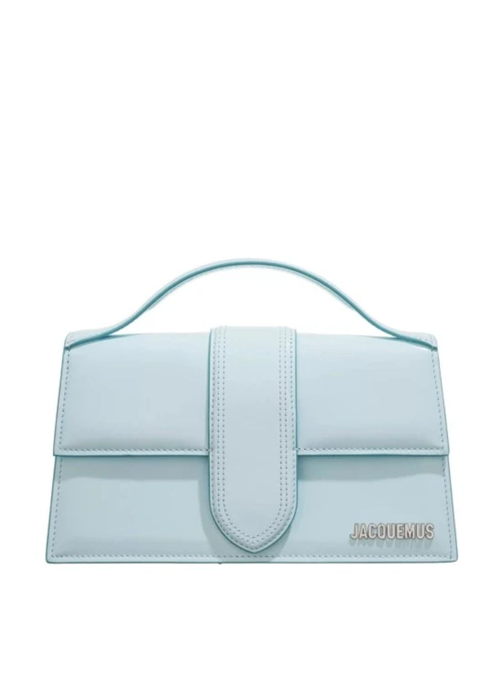 Jacquemus Pale Blue Leather Le Grand Bambino Handbag