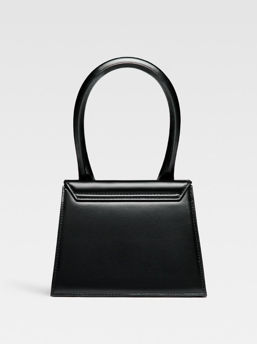 Jacquemus Black Leather Le Chiquito Moyen Medium Bag