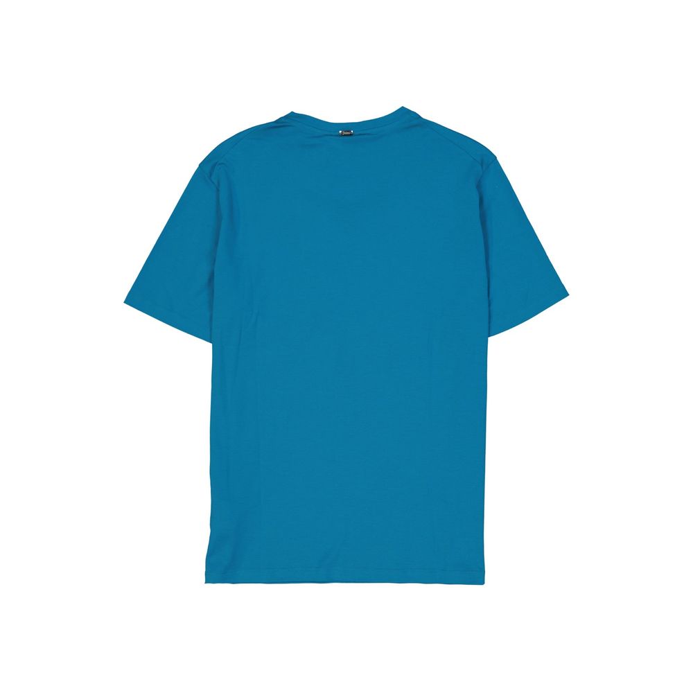 Herno Blue Cotton T-Shirt for Men