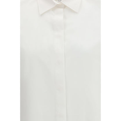 Max Mara Maroso White Cotton Shirt