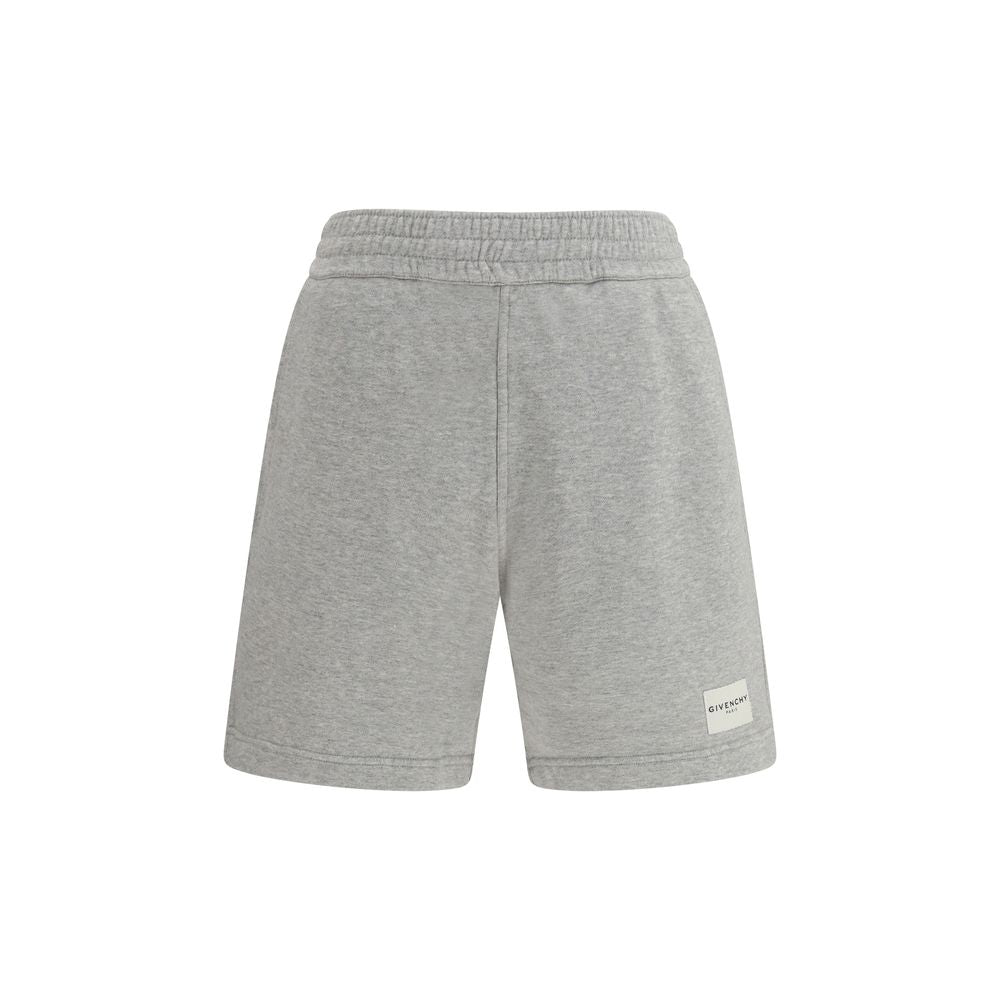 Givenchy Gray Cotton Sports Shorts